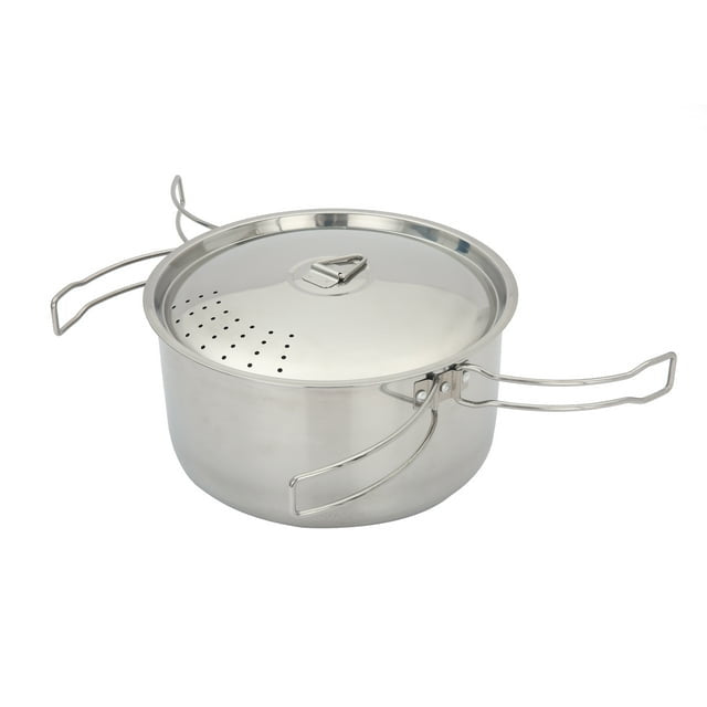 22-Piece Mess Kit and Pans Set with Mesh Carrying Bag