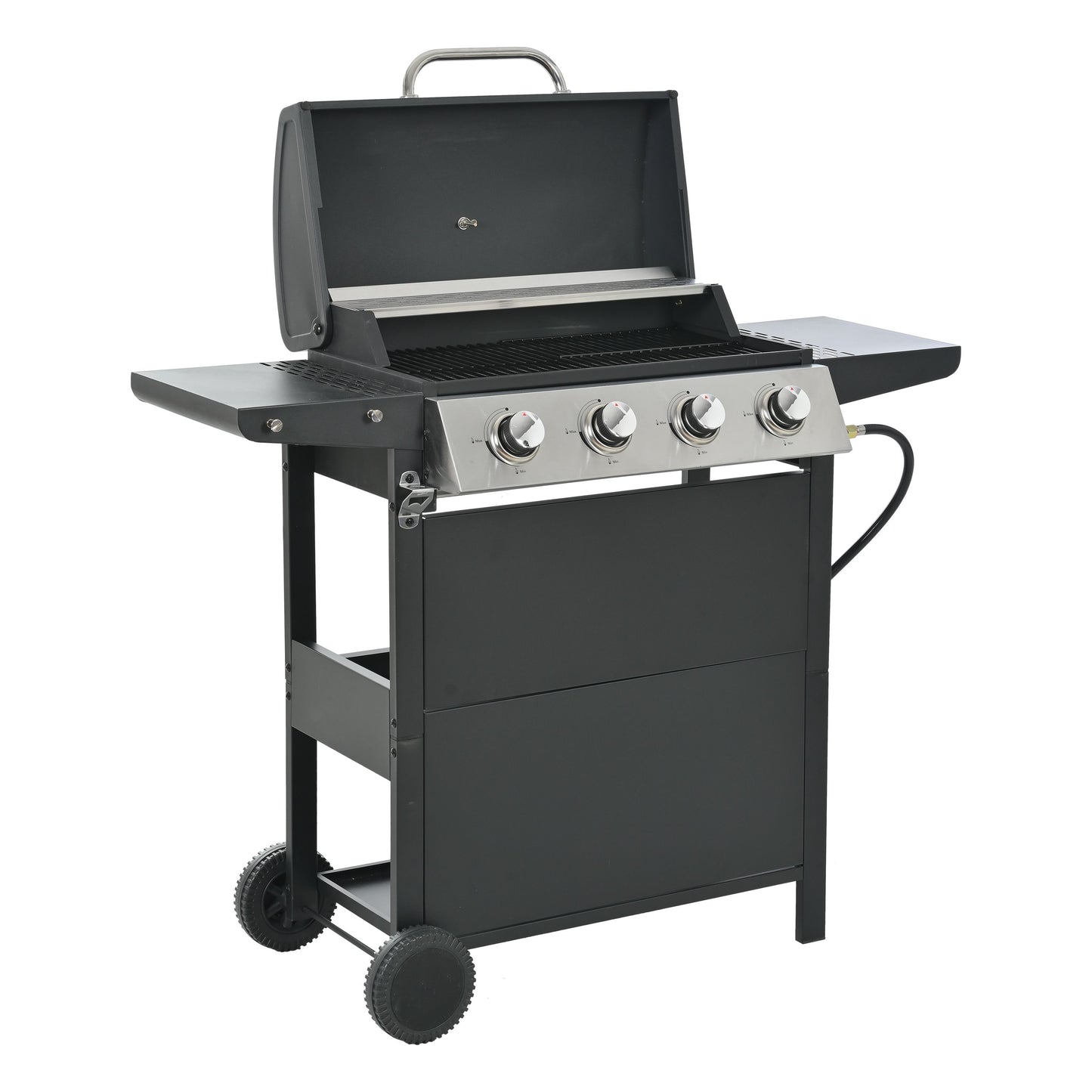 Propane Grill 4 Burner Barbecue Grill Stainless Steel Gas Grill