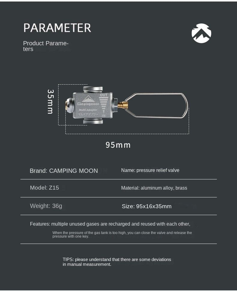 Air tank filling valve Pressure relief filling valve Outdoor tools Air tank pressure relief Camping accessories